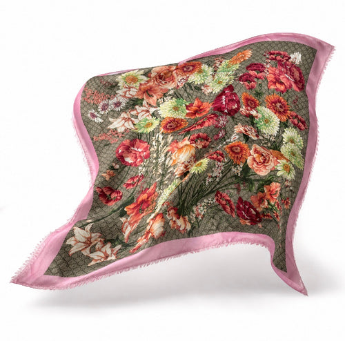 GG Bouquet Vintage Scarf Crossbody Bag