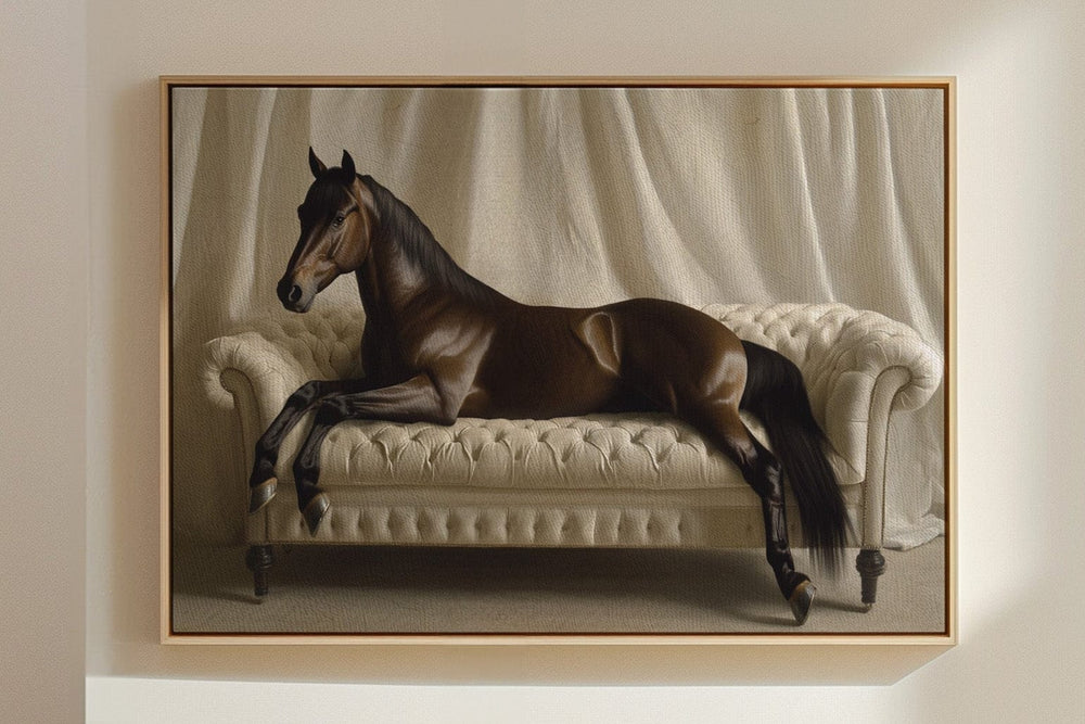 Surreal Horse Lounge Fine Art Print