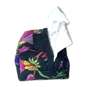 Flora Nero Vintage Scarf Travel Tissue Pouch