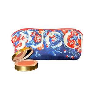 Logo Bouquet Vintage Silk Scarf Beauty Bag