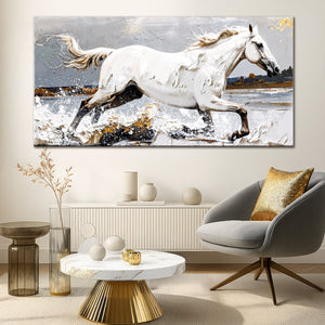 Modern Abstract Horse Wall Art