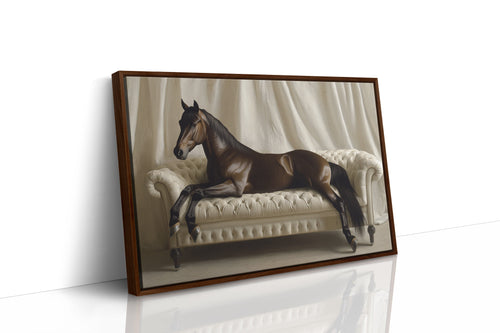 Surreal Horse Lounge Fine Art Print