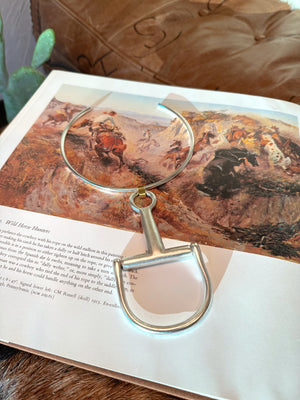 The Mason Large Equestrian Bit Necklace PREORDER {GOLD + SILVER}