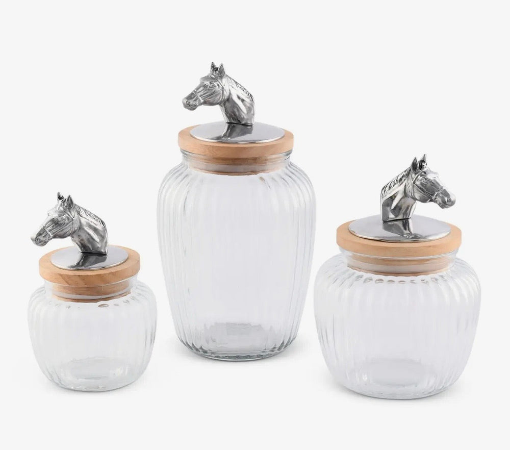 The Horse Head Canister Set