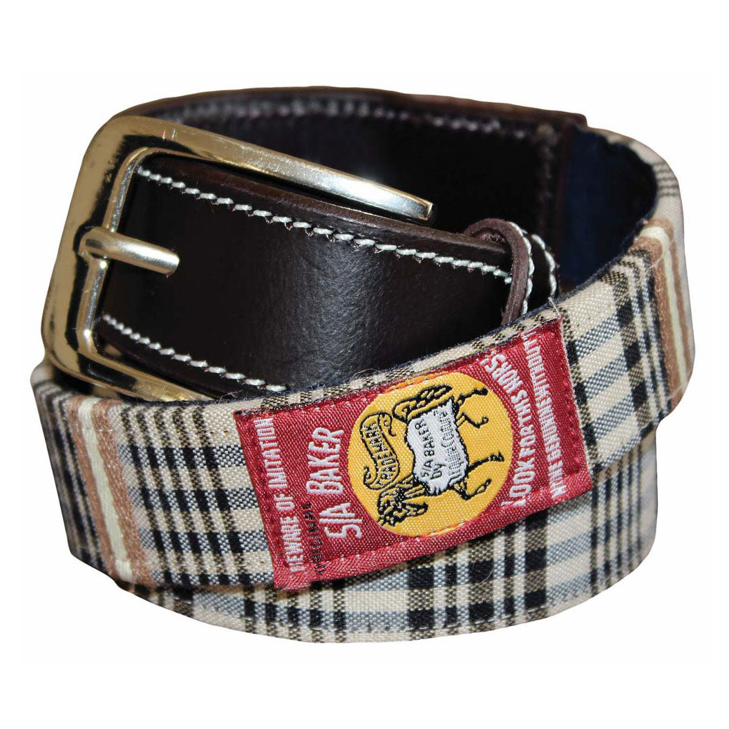 Baker Ladies Classic Plaid Belt