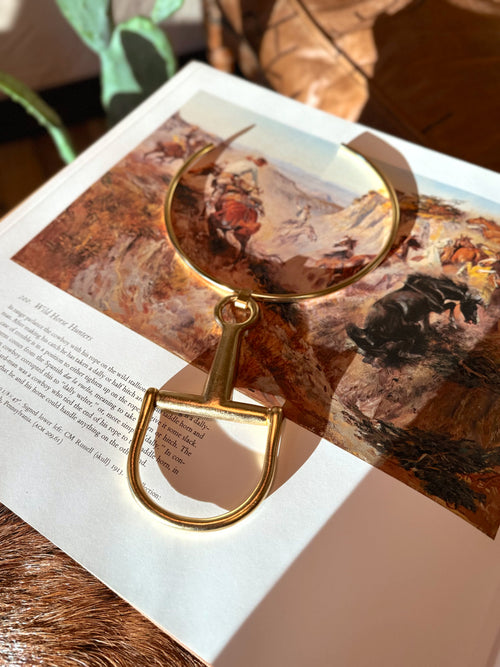The Mason Large Equestrian Bit Necklace PREORDER {GOLD + SILVER}