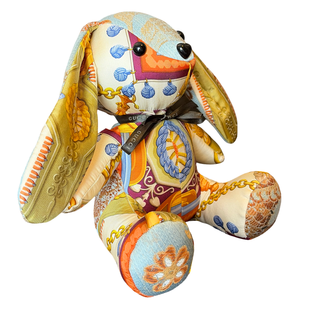 Tassels Vintage Silk Scarf Clever Bunny