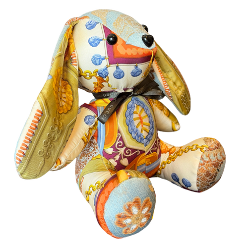 Tassels Vintage Silk Scarf Clever Bunny