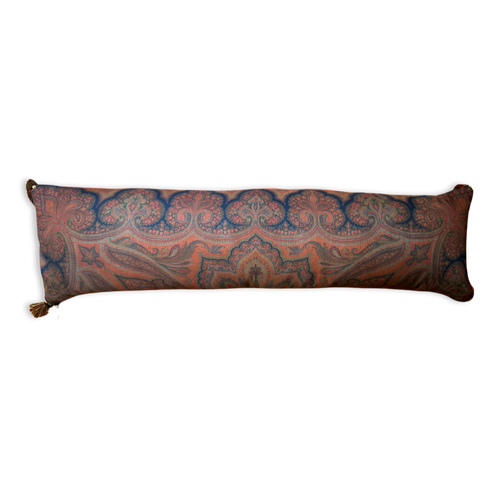 Cinnabar Paisley Vintage Cashmere Scarf Pillows