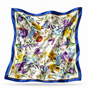 Iris Vintage Silk Scarf Noble Pony