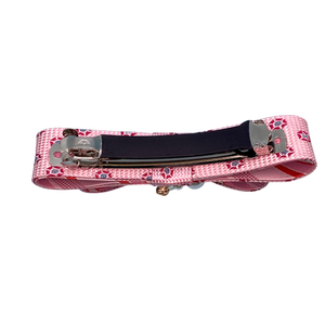 CC Grenadine Vintage Silk Necktie Hair Clip
