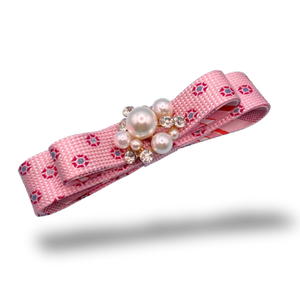 CC Grenadine Vintage Silk Necktie Hair Clip
