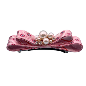 CC Grenadine Vintage Silk Necktie Hair Clip