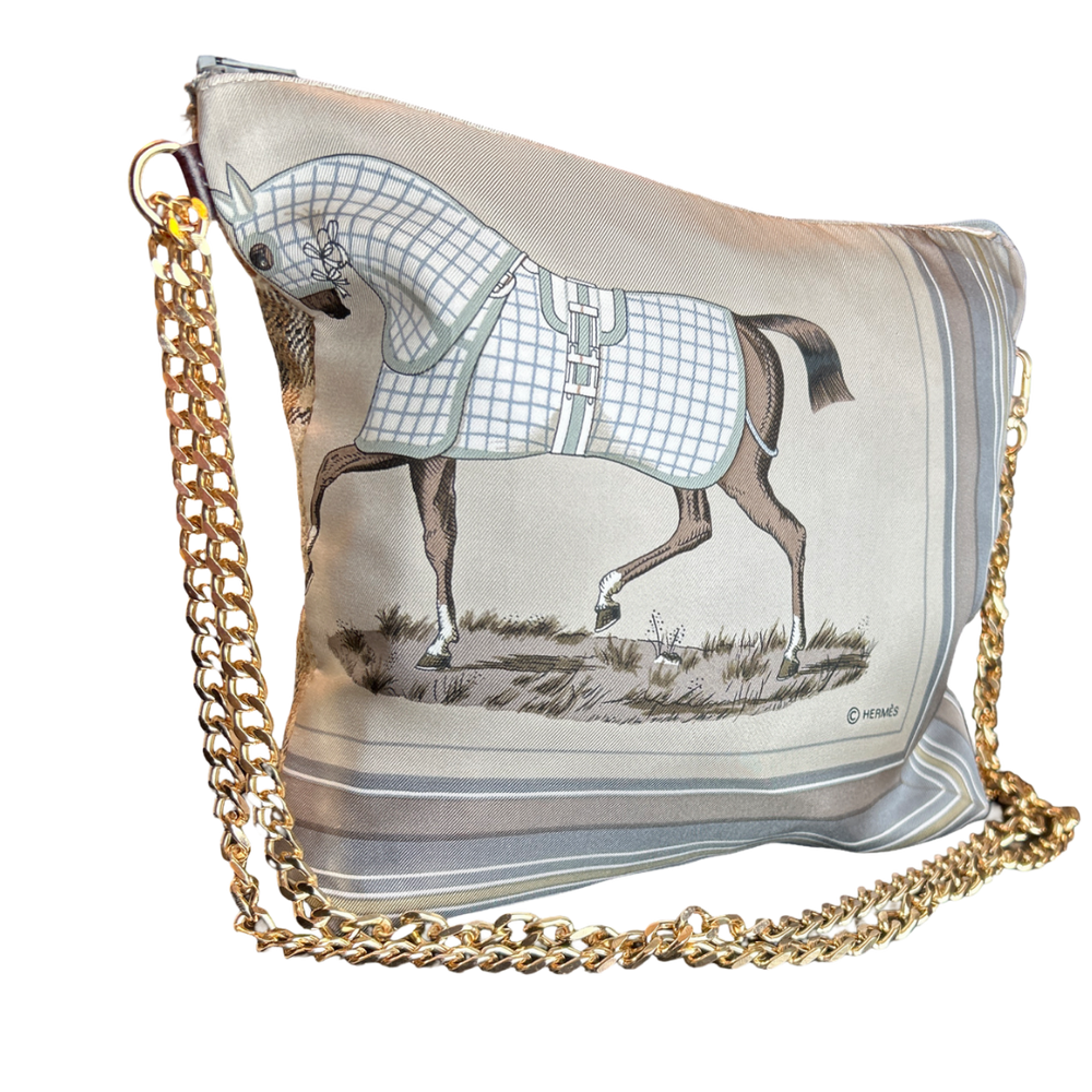 Couvertures et Tenues du Jour George V Vintage Scarf Crossbody Bag