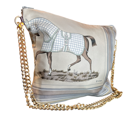 Couvertures et Tenues du Jour George V Vintage Scarf Crossbody Bag