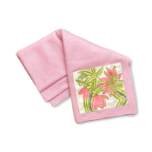 Caraibes Vintage Silk Scarf & Cashmere Baby Set
