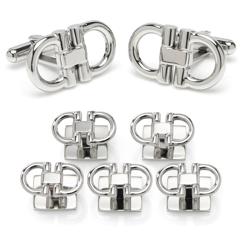 Stainless Steel Horse Bit 5-Stud Set