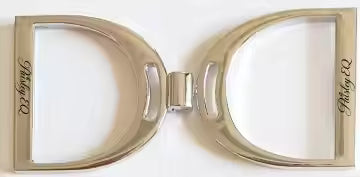 PaisleyEQ Stirrup Buckle Belt-Black Sparkle