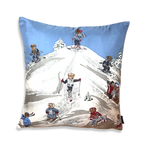 Polo Bear Ski Sweater Silk Scarf Pillows