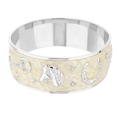 Equestrian Bangle — Russet Horse Head