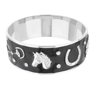 Equestrian Bangle — Russet Horse Head