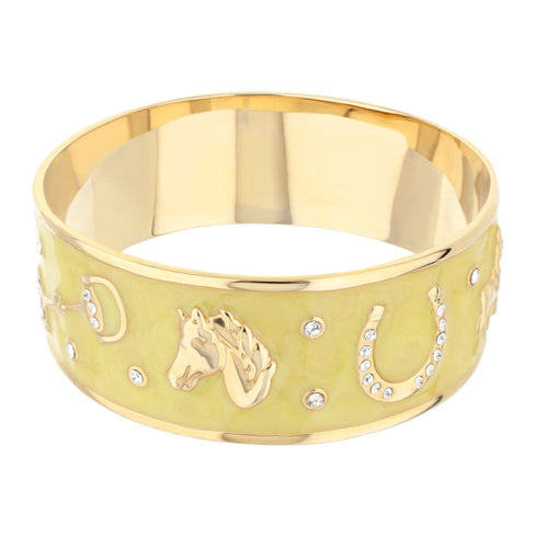 Equestrian Bangle — Russet Horse Head
