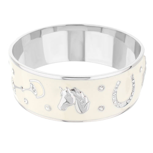 Equestrian Bangle — Russet Horse Head