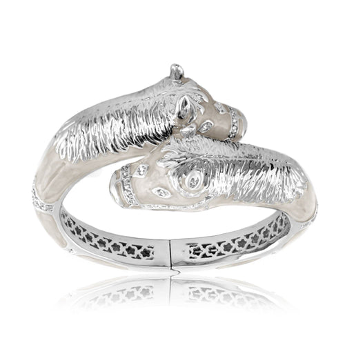 Equestrian Horse Bangle — Crossover Heads