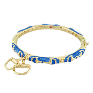 Equestrian Bangle — Horsebit Charm