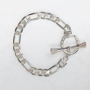 Cortina - Cuban Chain Horseshoe Necklace in Silver
