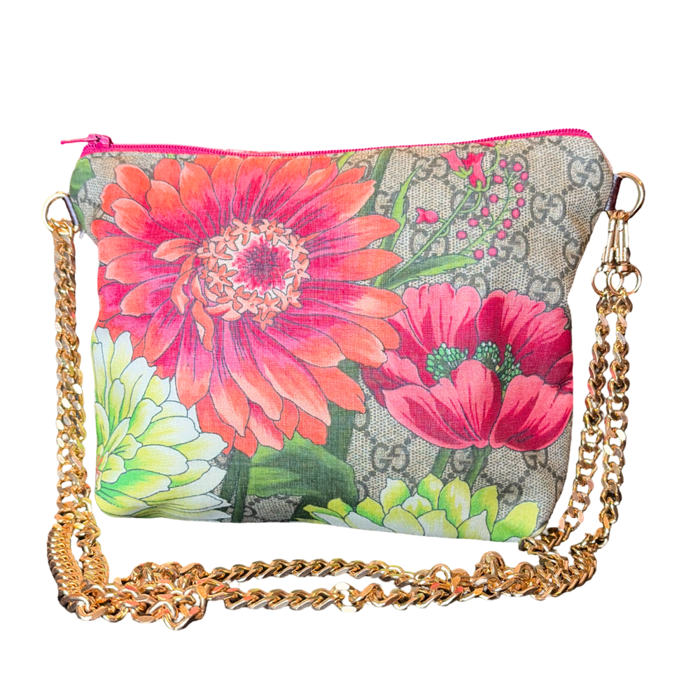 GG Bouquet Vintage Scarf Crossbody Bag