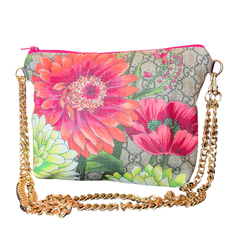 GG Bouquet Vintage Scarf Crossbody Bag