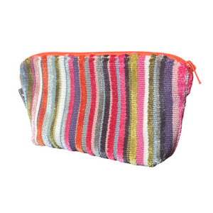 Rubans du Cheval Blanc Vintage Silk Scarf Beauty Bag