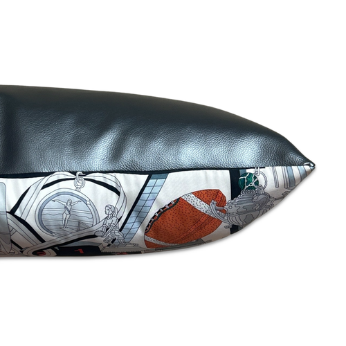 Trophées Vintage Silk Scarf Pillows