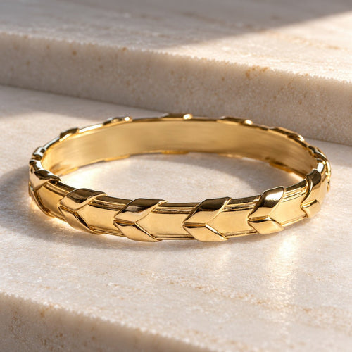 Lexington - Equestrian Laced Rein Wrist Bracelet in Gold or Silver