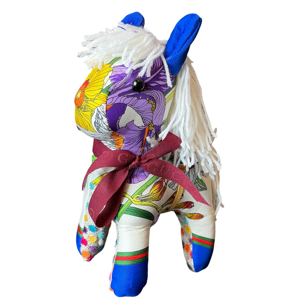 Iris Vintage Silk Scarf Noble Pony