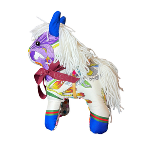 Iris Vintage Silk Scarf Noble Pony