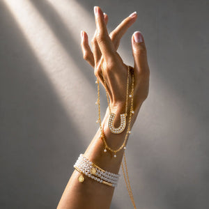 Prism - Pearl Equestrian Horseshoe Necklace & Choker