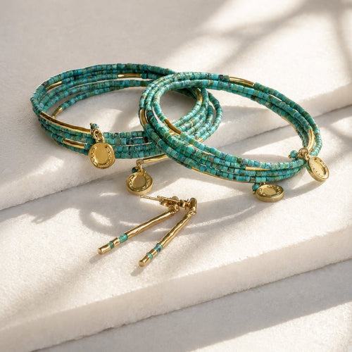 Prism - Turquoise Equestrian Horseshoe Necklace & Choker