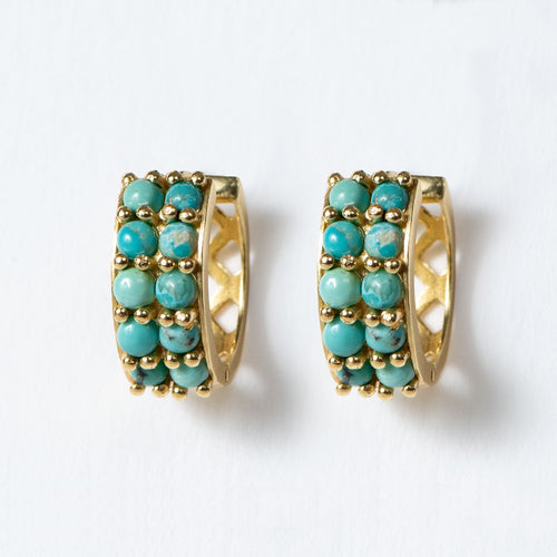 Prism - Turquoise Horseshoe Coin Equestrian Bracelet