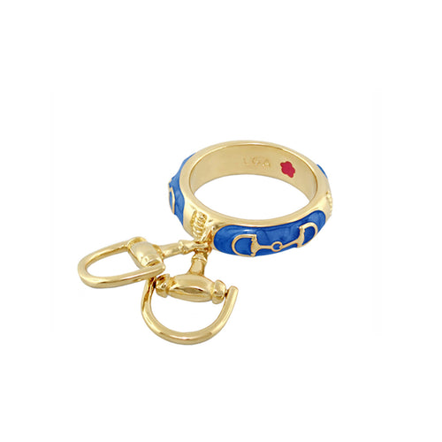 Equestrian Stirrup Ring — Horsebit Charm