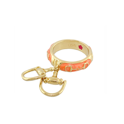 Equestrian Stirrup Ring — Horsebit Charm