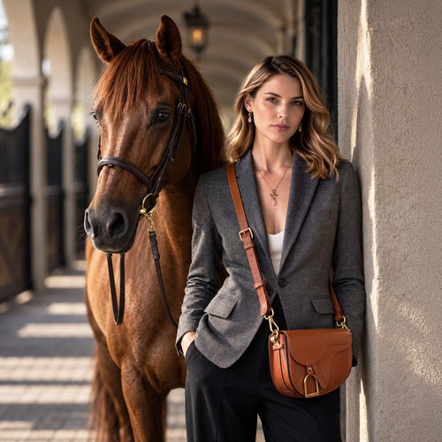 Signature Saddle Bag - Italian Cognac Leather
