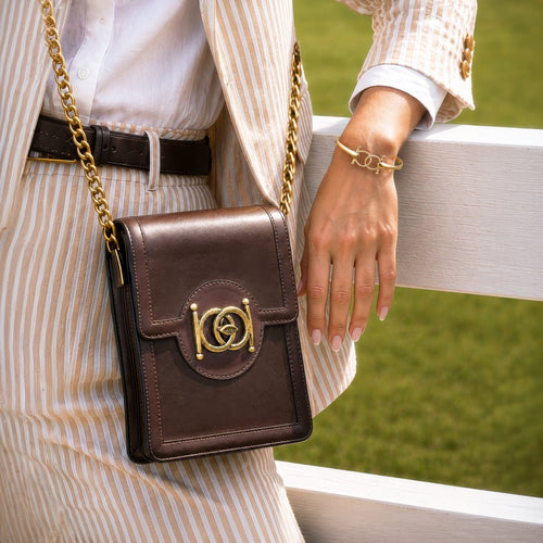 Talisman - Equestrian Horse Bit Bracelet in Gold