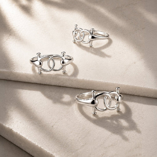 Talisman - Equestrian Horse Bit Bracelet in Silver