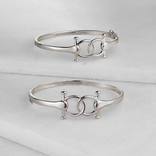 Talisman - Equestrian Horse Bit Bracelet in Silver