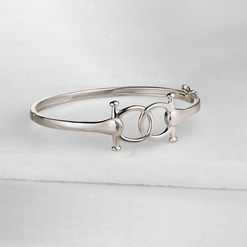 Talisman - Equestrian Horse Bit Bracelet in Silver