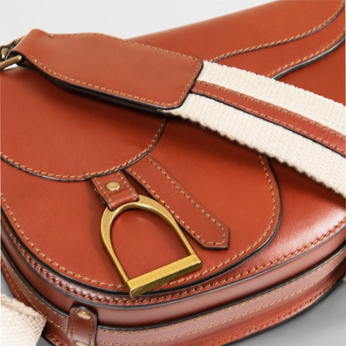Signature Saddle Bag - Italian Cognac Leather