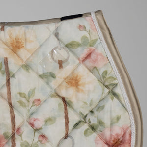 Dapplebay Vintage Floral Jump Saddle Pad